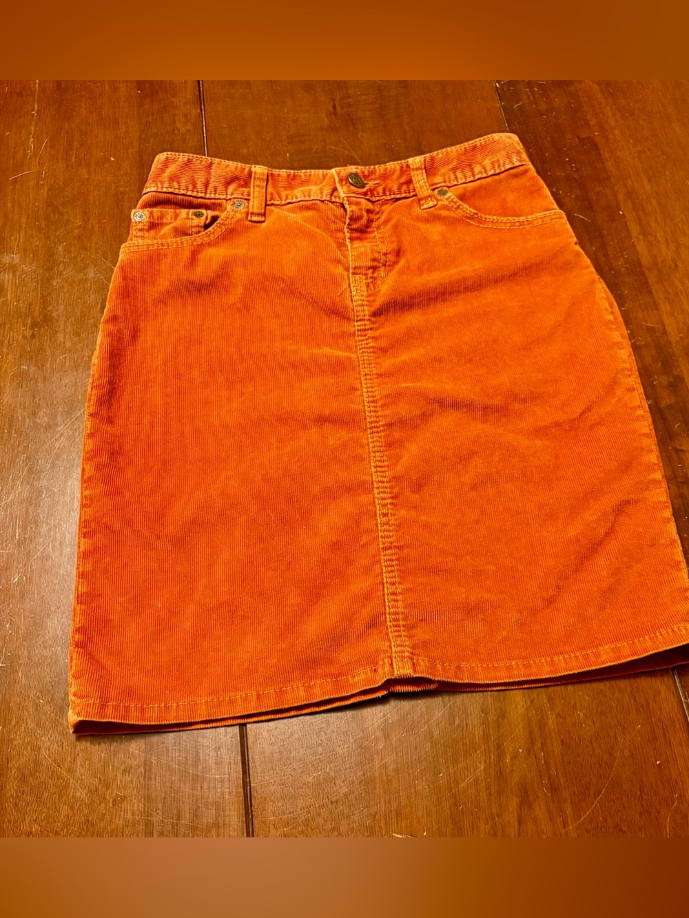 Vintage Gap 1969 Limited Edition
Corduroy Skirt Rust Orange Size 4 EUC